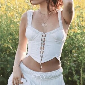 NWT FOR LOVE & LEMONS ‘Tilly’ Fairycore Corset Top